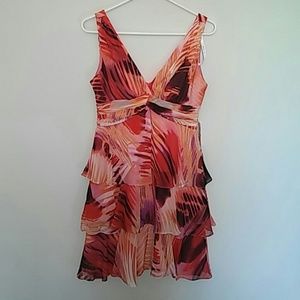 Bisou Bisou Woman's Summer Ruffle Dress, 8P